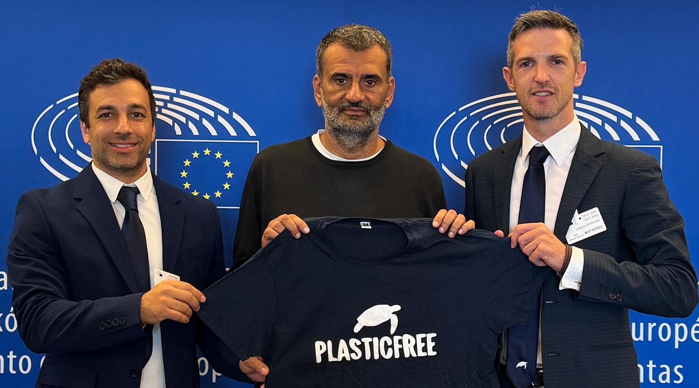 Plastic Free a Bruxelles con il presidente Antonio Decaro (ENVI-Ambiente)