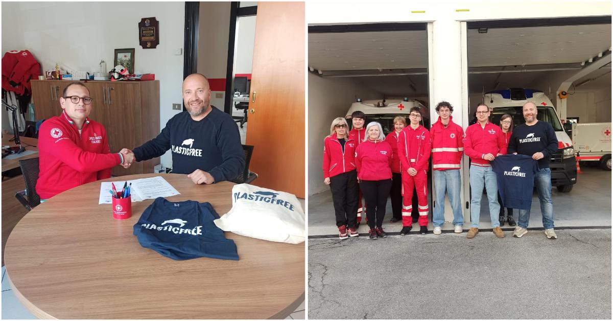 Rovigo: Patto per l'ambiente tra la Croce Rossa Italiana e Plastic Free Onlus