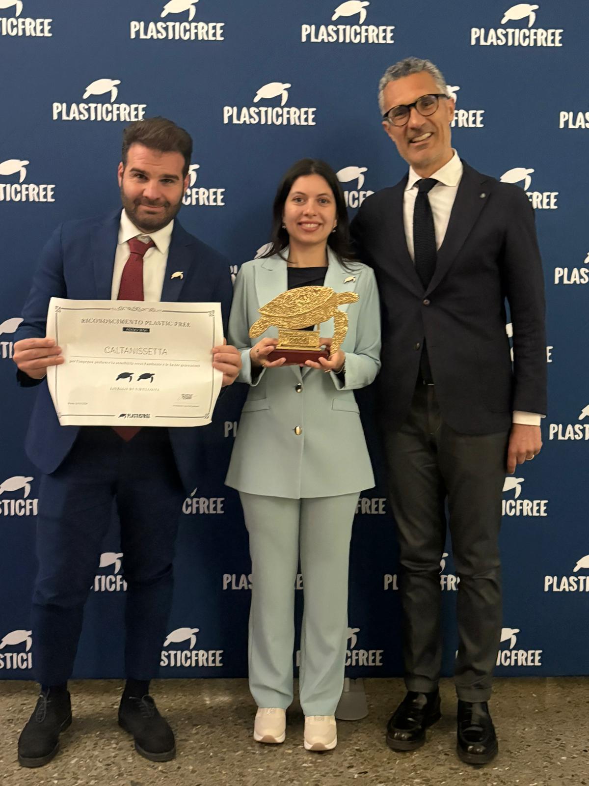 Caltanissetta premiata “Comune Plastic Free 2026”: conquistata la seconda tartaruga