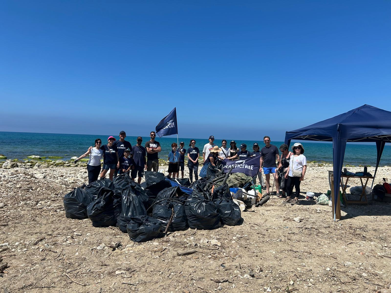 Plastic Free tra Torre di Gaffe e Ciotta: a Palma di Montechiaro (AG) rimossi 500 kg di rifiuti