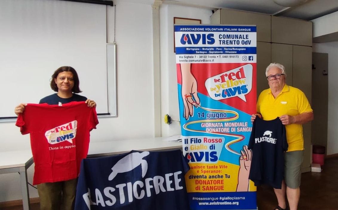 Plastic Free e AVIS Trento insieme per promuovere ambiente, salute e cittadinanza attiva