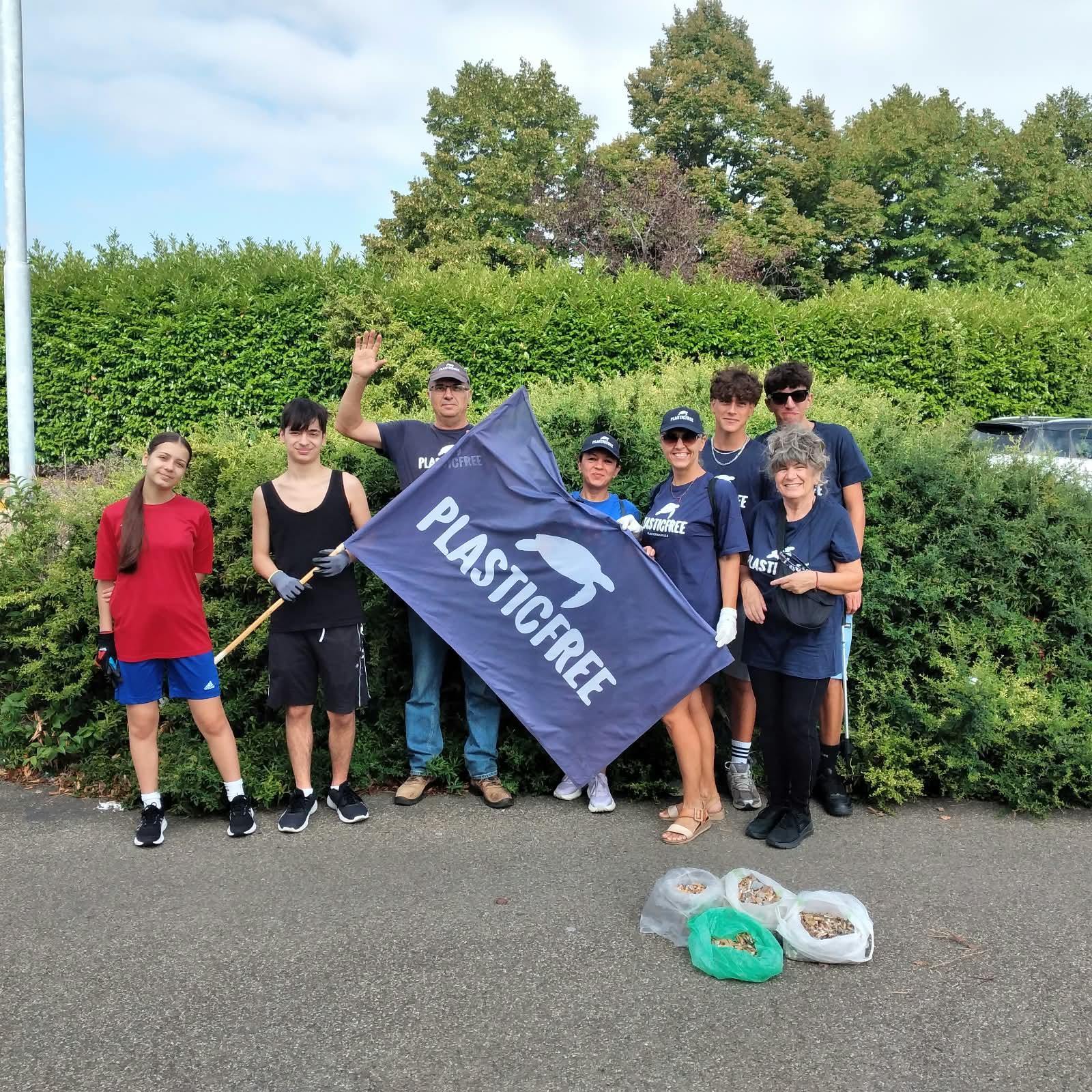 A Spezzano di Fiorano Modenese (MO) il primo passo dopo il protocollo: Plastic Free raccoglie 1,33 kg di mozziconi